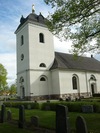 Tåby kyrka från sydväst.