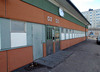 Tensta, Islinge 2, Mellingebacken 22.

Gymnastikbyggnadens norra fasad.