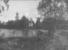 Vårviks kyrka från syd, omkring år 1900.