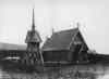 Kvikkjokks kyrka, med klockstapel
