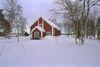 Jukkasjärvi kyrka och kyrkogården