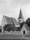 Vallstena kyrka från nordöst