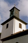 Sventorps kyrka med lanterninförsett torn. 
Neg.nr 02/136:02.jpg