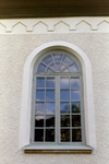 Sventorps kyrka har rundbågiga fönster.  
Neg.nr 02/136:05.jpg