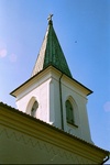  Torn och gesims på Sjogerstads kyrka.  Negnr 02/153:05.jpg
