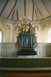 Koret med korskrank i Sjogerstads kyrka. 
Negnr 02/154:09:jpg