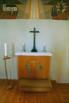 Sjogerstads kyrkas dopaltare från 1956. 
Negnr 02/154:04:jpg
