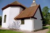Binnebergs kyrka, exteriör med vidbyggd sakristia i norr.  Neg nr 02/131:02.jpg