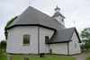 Lerdala kyrka, exteriör med sakristia i norr. Neg nr 02/130:15.jpg