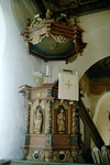 Forsby kyrkas predikstol från 1600-talet.  Neg nr 02/138:23.jpg