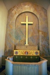 Brännemo kyrka, koret med Simon Sörmans målning från 1948. Neg nr 02/144:02.jpg