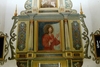 Flistads kyrka, altaruppsatsen från 1747.  Neg nr 02/148:07jpg