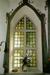Götlunda kyrka, dekormålade fönster samt draperimålning. Neg nr 02/150:09.jpg
