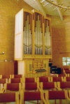 Sankt Johannes kyrka, orgeln från 1990.  
Neg nr 02/159:15.jpg