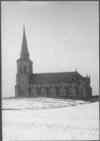 Torekovs kyrka från söder. Kyrkan kraftigt ombyggd 1950-1953. 
