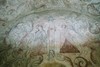 Västerplana kyrka. Kalkmålning på det ursprungliga korets östvägg. Neg.nr 03/193:20.jpg