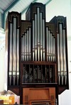 Orgeln i södra korsarmen. 