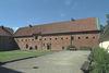 Vadstena klosterområde. Nunneklostrets norra länga med bl a nunnornas dormitorium och kapitelsal.