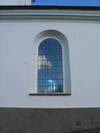 Fönster på västra fasaden.