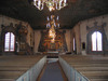 Kyrkorummet mot koret i öster. 