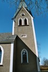 Tornfasad på Flakebergs kyrka. Neg.nr. 03/285:17. JPG. 