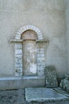 Inmurad portal på Flakebergs kyrka. Neg.nr. 03/285:11. JPG. 