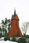 Klockstapel vid Korsberga kyrka. Neg.nr. 03/232:07. JPG. 