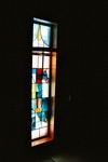 Glasmosaik i Tacksägelsekyrkans minnesrum. Neg.nr. 03/255:05. JPG.