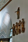 Träskulptur från äldre predikstol i Acklinga kyrka. Neg.nr. 04/318:10. JPG.