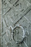 Detalj av medeltida port i Daretorps kyrka. Neg.nr. 04/193:18. JPG.