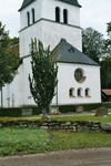 Hångsdala kyrkas västparti från 1903. Neg.nr. 04/312:02. JPG. 