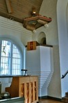 Predikstol i Baltaks kyrka. Neg.nr. 04/185:04. JPG.