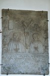Porträttgravsten i  Varvs kyrka. Neg.nr. 04/321:19. JPG.