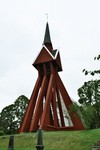 Klockstapel vid Velinga kyrka. Neg.nr. 04/198:12. JPG. 