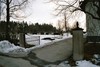 Ingång till Tibro nya kyrkogård. Neg.nr. 03/253:03. JPG. 