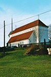 Exteriör av Stengårdshults kyrka, byggd 1912 efter ritningar av Torben Grut. Neg.nr. B963_053:14. JPG. 