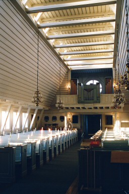 Interiör av Stengårdshults kyrka. Neg.nr. B963_054:12. JPG.