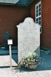 Äldre gravsten på Brandstorps kyrkogård. Neg.nr. 04/176:09. JPG. 