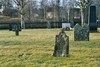 Äldre gravstenar på Valdshults kyrkogård. Neg.nr. B963_051:12. JPG. 