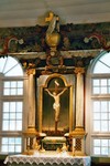 Altaruppsats av Sven Morin i Öreryds kyrka. Neg.nr. B963_050:08. JPG.