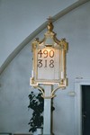 Björsäters kyrka, nummertavla. Neg.nr 04/266:20.jpg