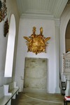 Gravhäll och epitafium i Hassle kyrka. Neg.nr 04/278:18.jpg