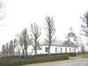 Ringarums kyrka. Kyrkan och kyrkogården från nordöst.