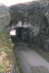 Krigsgrind med infartstunnel till Rödberget.