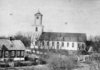 Jämjö kyrka från söder. Foto efter ombyggn. 1832-33 och före rest. 1926.	
