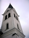Valdemarsviks kyrka, det tillbyggda tornet.