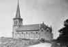 Torekovs kyrka från söder. Kyrkan kraftigt ombyggd 1950-1953.	
	

