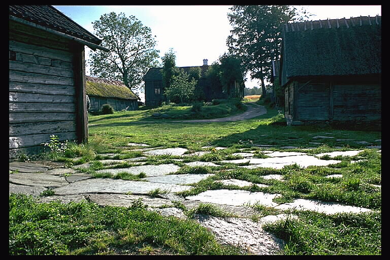 Äskhults by, Bengts. Bilden troligen från mitten av 1970-talet.