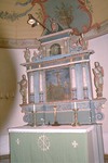 Altaruppsatsen i Rävinge kyrka.