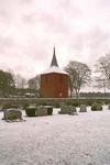 Klockstapeln på Sibbarps kyrkogård.